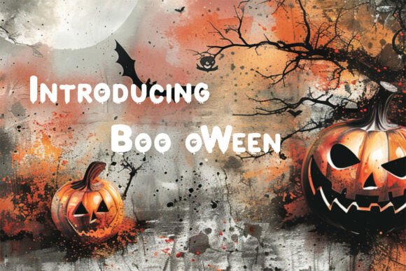 Boo Oween Font for Creative Makers