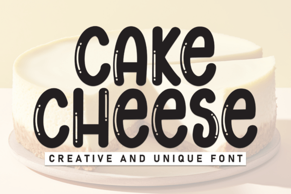 Cake Cheese Font for Business