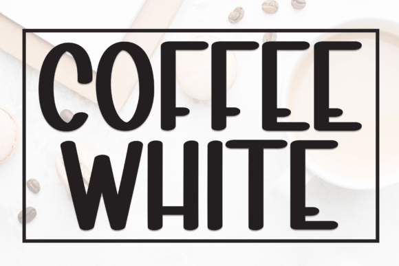 Coffee White Font for Web Design