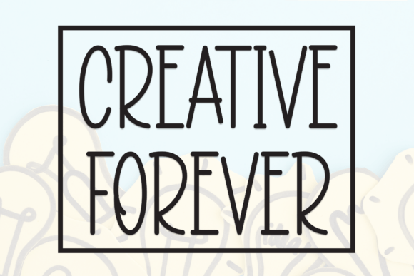 Creative Forever Font for Branding Projects
