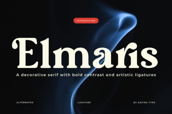 Elmaris: A Bold Serif for Creative Branding