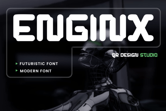 Enginx: A Futuristic Font for Modern Design