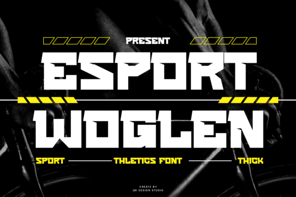 Esport Woglen Font for Creative Makers