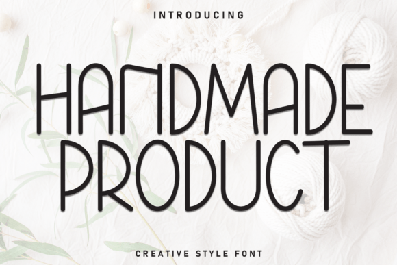 Handmade Product Font for Business