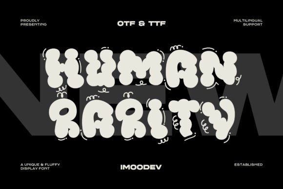 Human Rarity Font