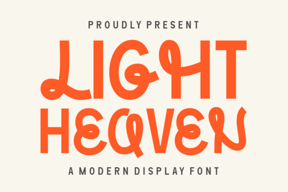 Light Heaven Font for Creative Makers