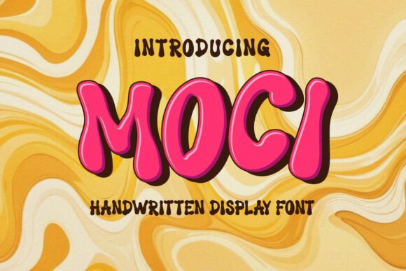 Moci: A Cute Display Font for Creative Campaigns
