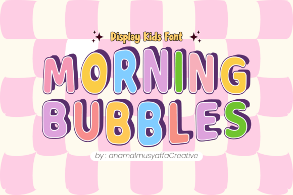 Morning Bubbles Font for Creative Brands