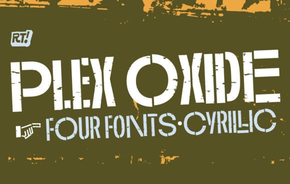 Plex Oxide Font for Bold Web Design