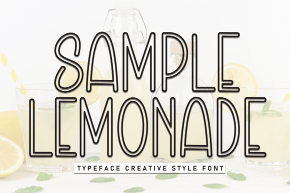 Sample Lemonade Font for Creative Projects