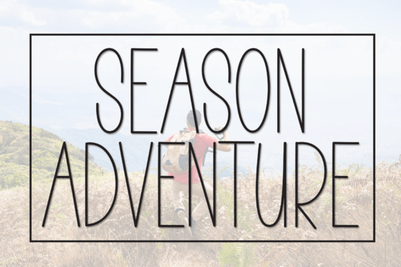 Season Adventure Font for Creative Projects