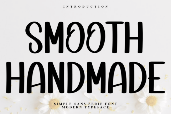 Smooth Handmade Font for Business Branding