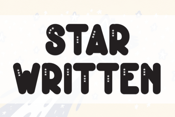Star Written Font for Business Branding