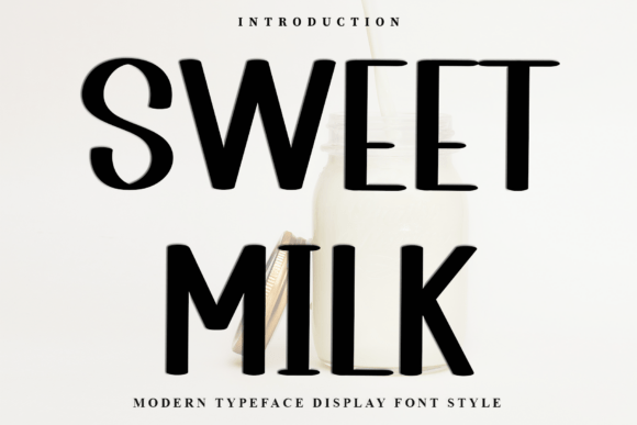 Sweet Milk Font for Festive Branding