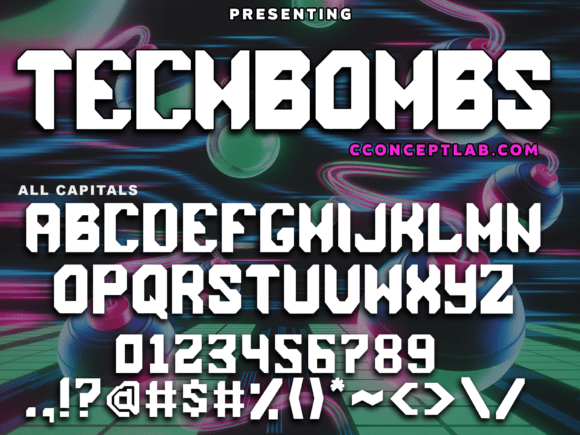 Techbombs Font Review