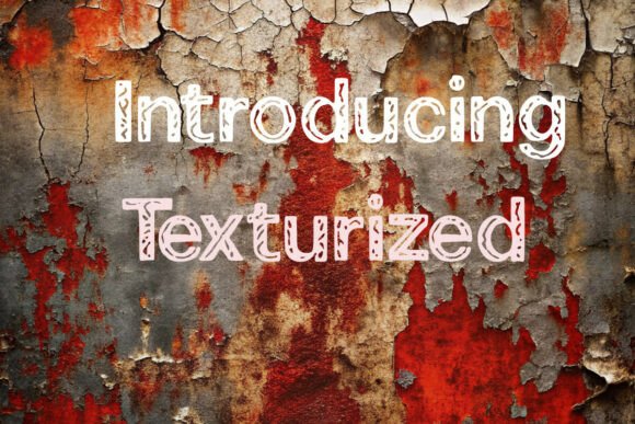 Texturized Font for Business Branding