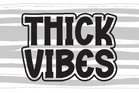 Thick Vibes Font for Bold Web Design