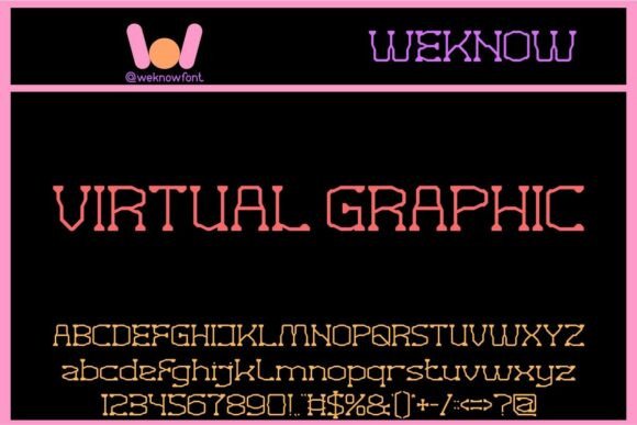 Virtual Graphic Font Review